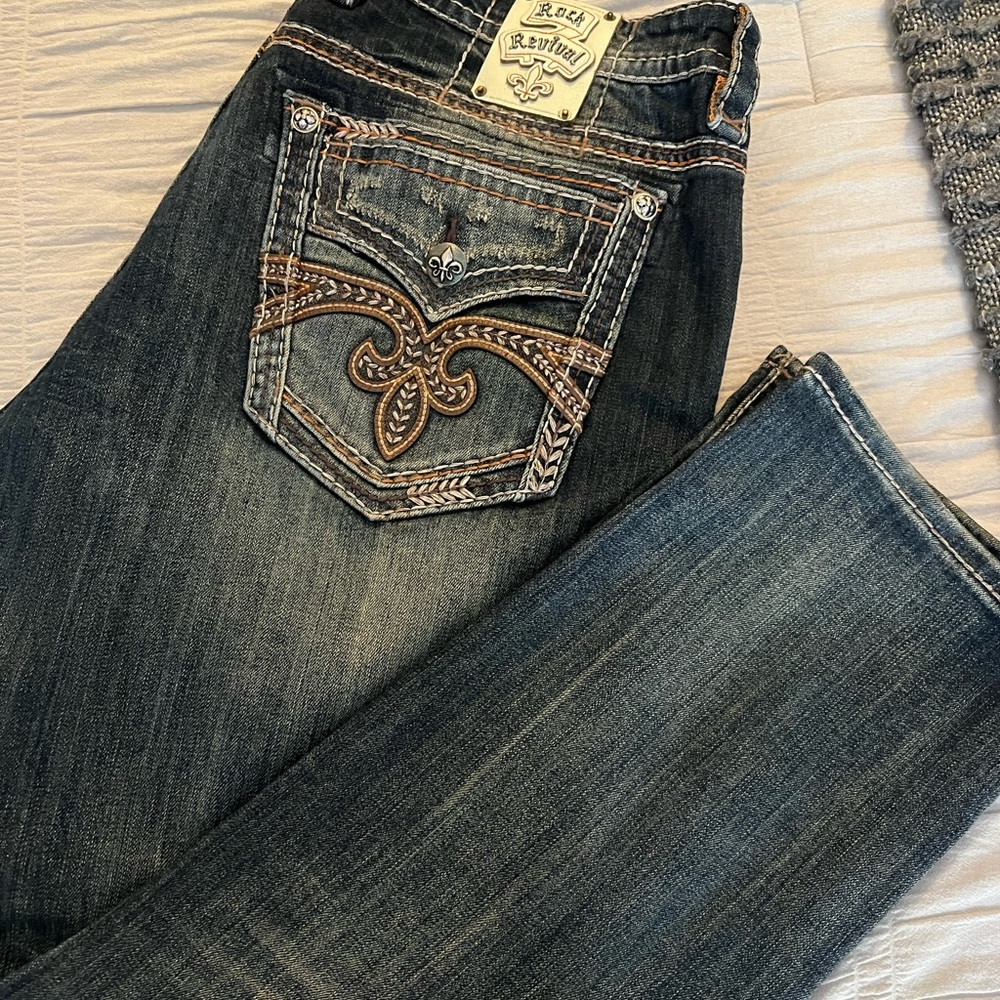 Rock Revival Vino Relaxed Jeans 40x32